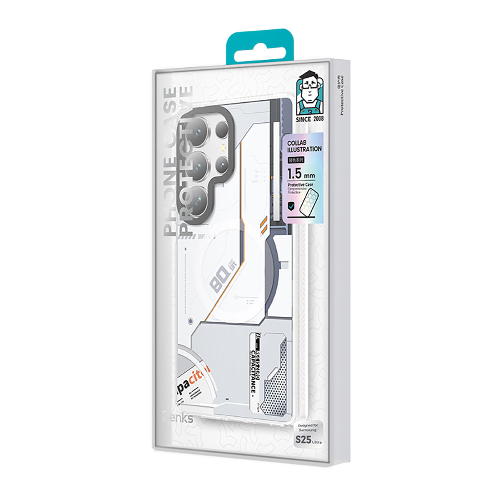 Benks Dynamic Mecha Serisi Galaxy S25 Ultra M-safe Şarj Özellikli Telefon Kılıfı Benks Dynamic Mecha Serisi Galaxy S25 Ultra M-safe Şarj Özellikli Telefon Kılıfı